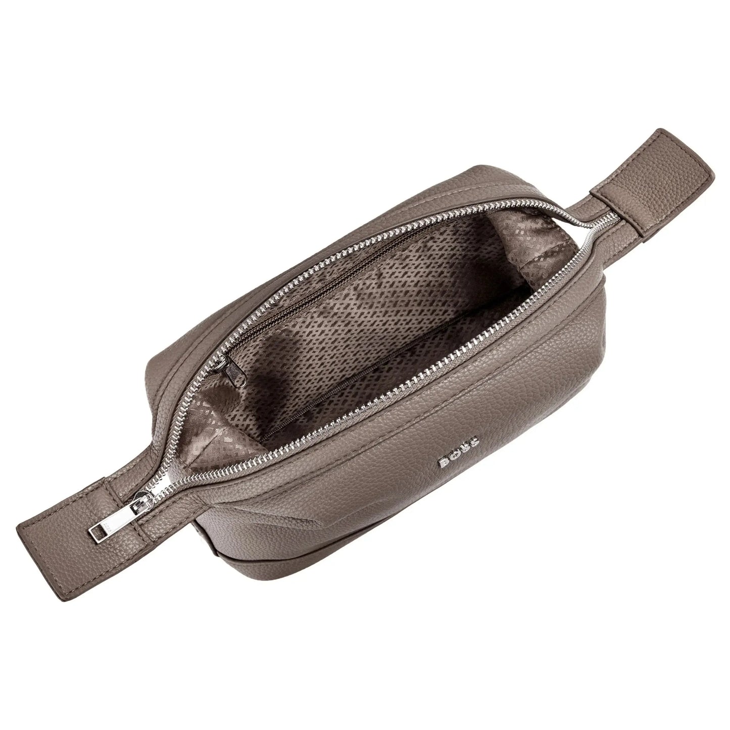 HUGO BOSS HTC518Z Νεσεσέρ Classic Grained Taupe Dressing Case