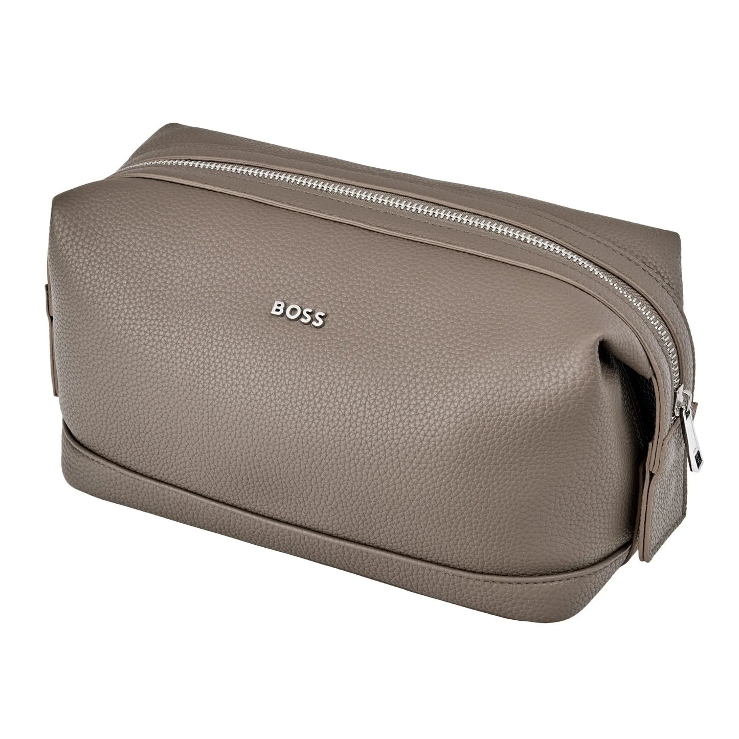 HUGO BOSS HTC518Z Νεσεσέρ Classic Grained Taupe Dressing Case