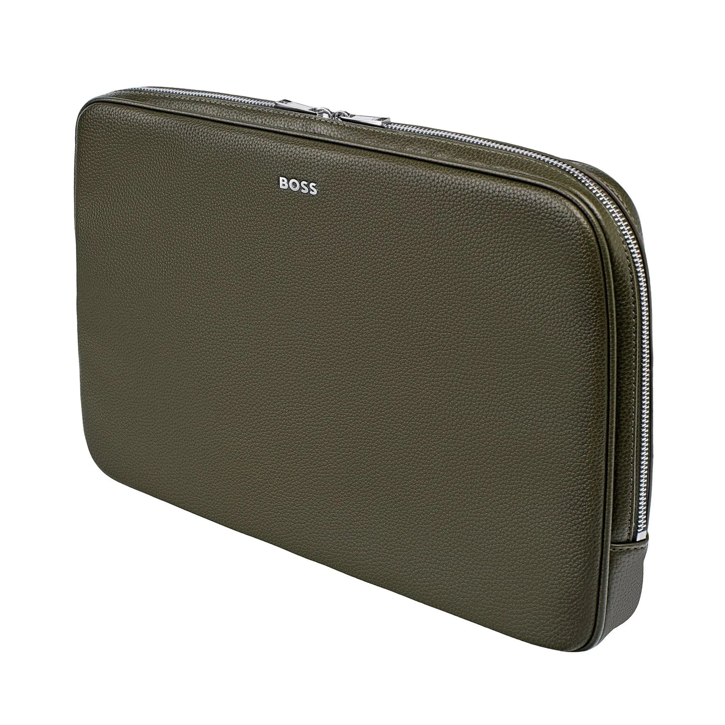 HUGO BOSS HTL518T Laptop Bag Classic Grained Khaki
