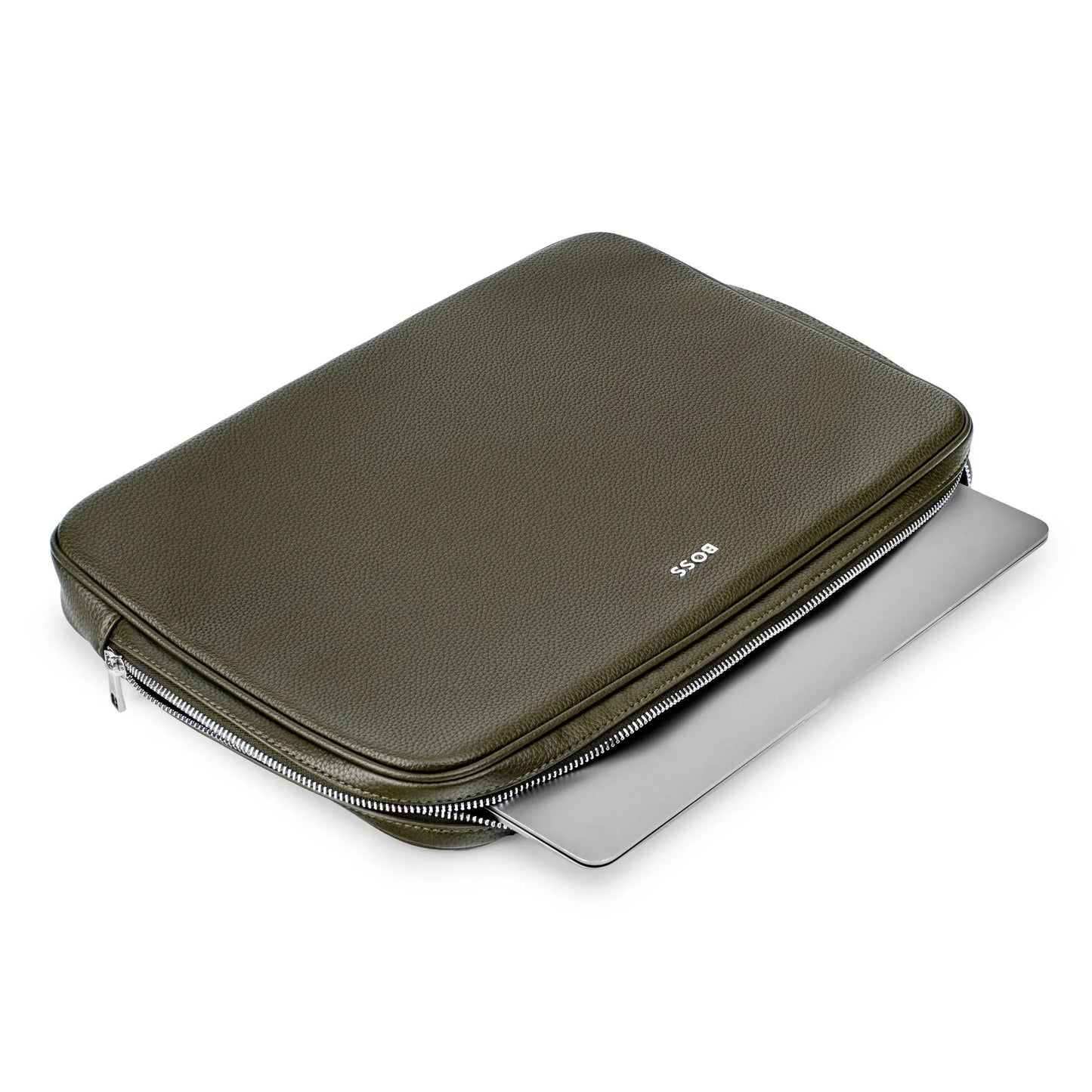HUGO BOSS HTL518T Laptop Bag Classic Grained Khaki