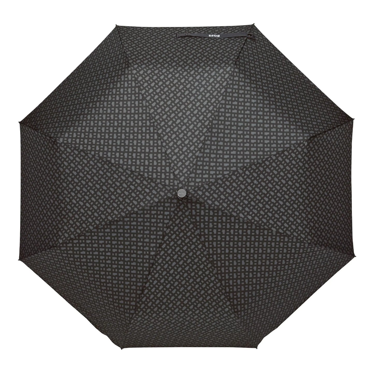 HUGO BOSS HUF310J Ομπρέλα Αυτόματη Monogramme Dark Grey Umbrella