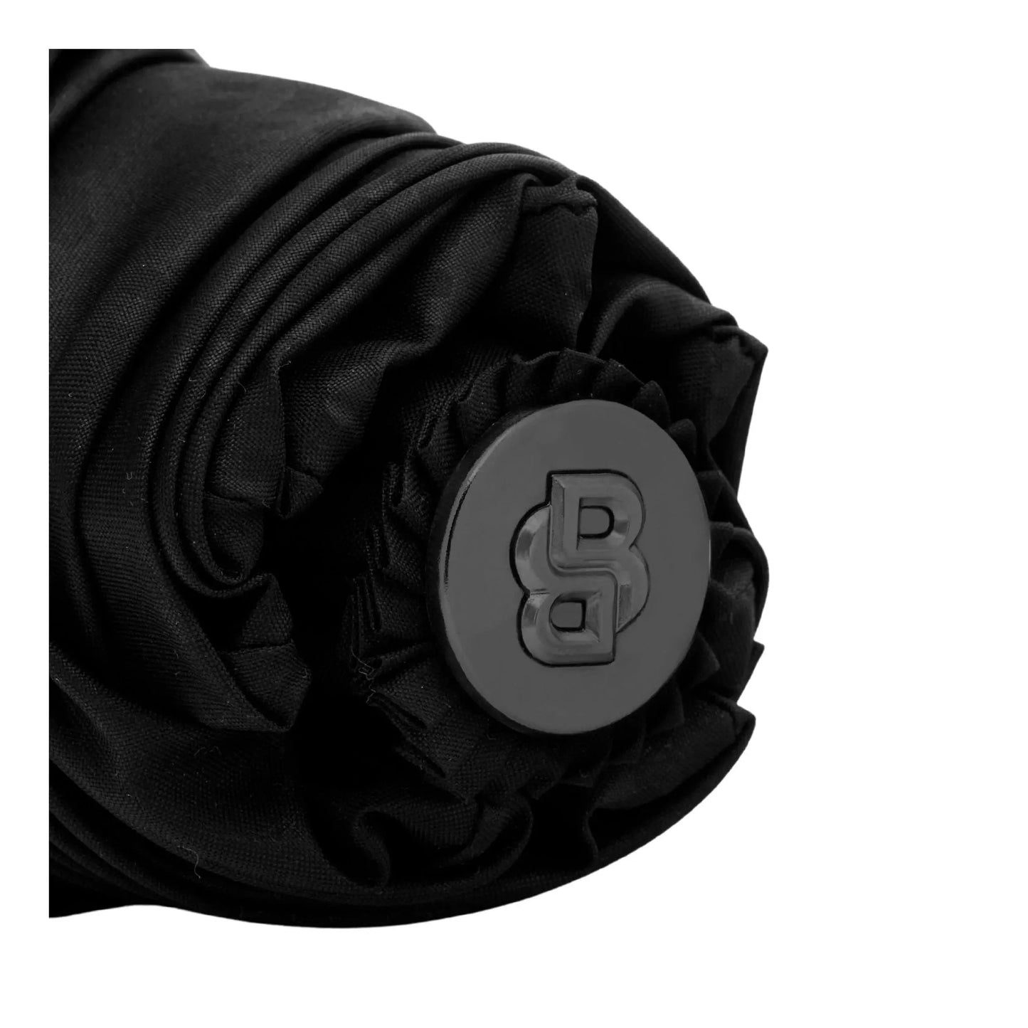 HUGO BOSS HUF520D Ομπρέλα Pocket Double B Black & Gun Umbrella