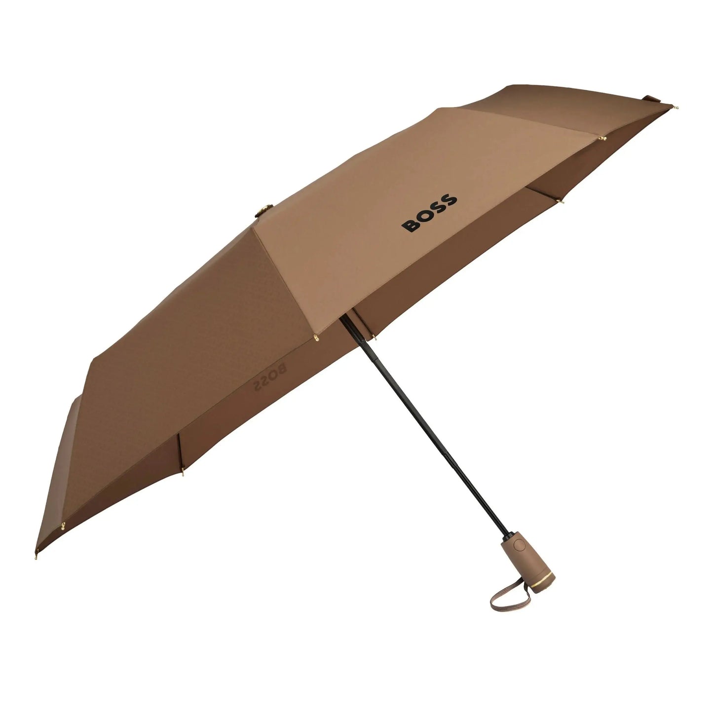 HUGO BOSS HUF520X Ομπρέλα Pocket Double B Camel Umbrella
