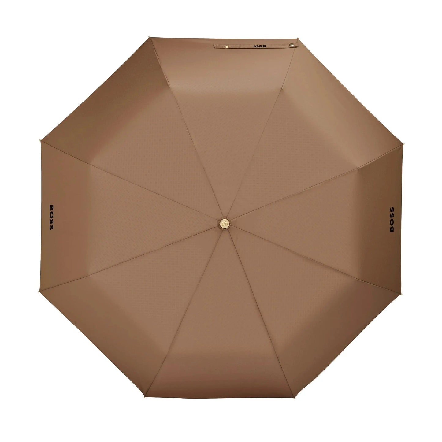 HUGO BOSS HUF520X Ομπρέλα Pocket Double B Camel Umbrella