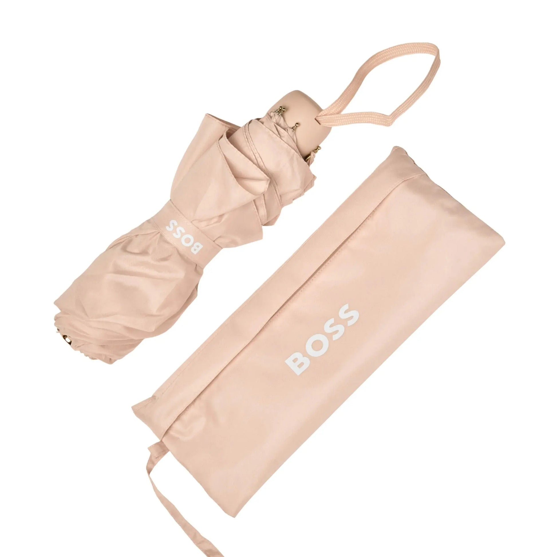 HUGO BOSS HUG311X Ομπρέλα Αυτόματη Umbrella Mini Triga Nude Hugo Boss