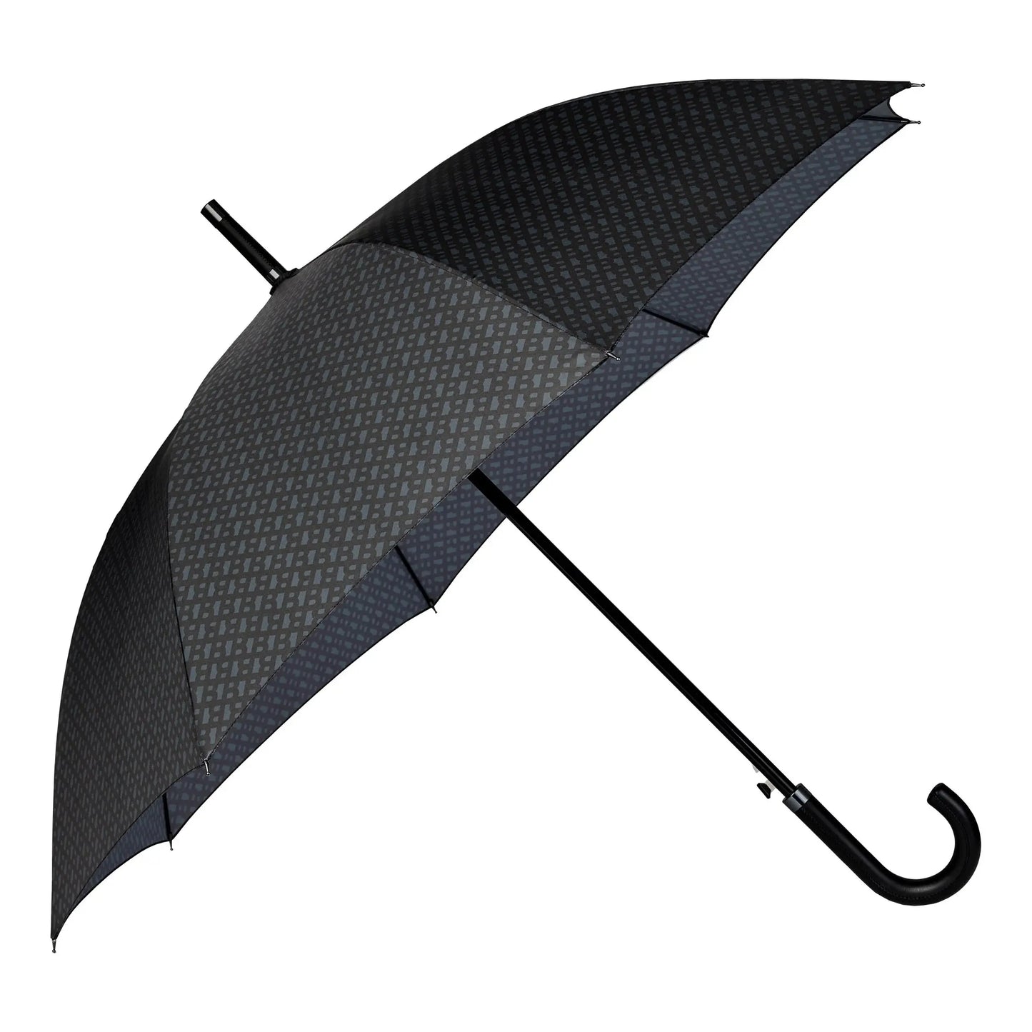 HUGO BOSS HUN310J Ομπρέλα Αυτόματη Monogramme Dark Grey Umbrella