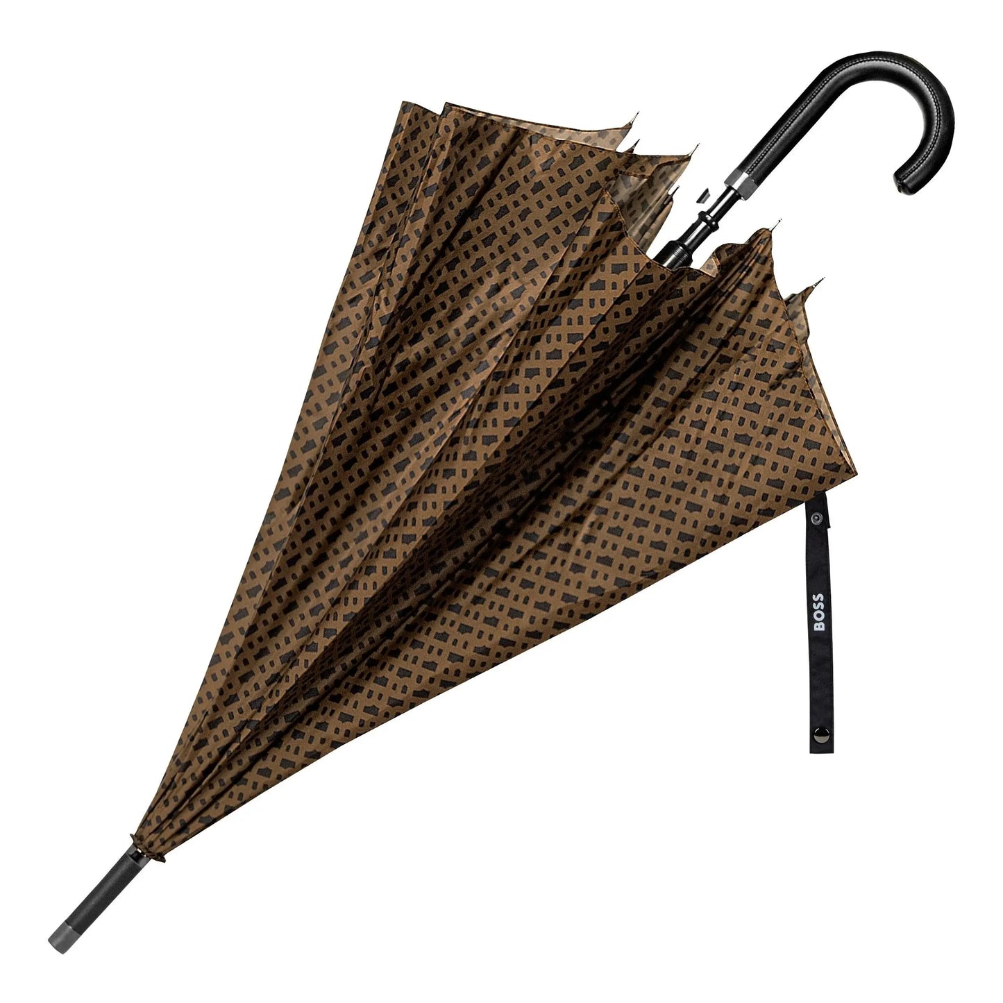 HUGO BOSS HUN310Y Ομπρέλα Αυτόματη Monogramme Camel Umbrella