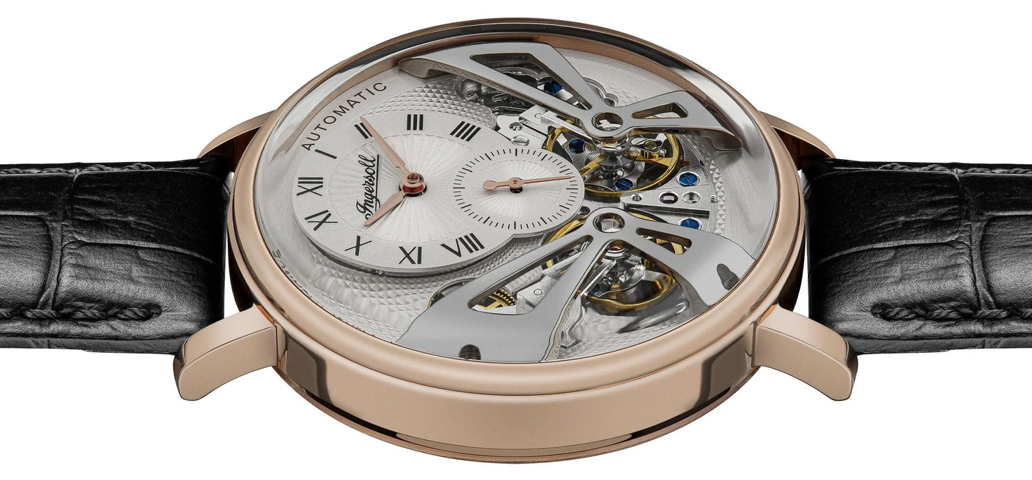 Ingersoll I13101 Tennessee Automatic Black Leather Strap