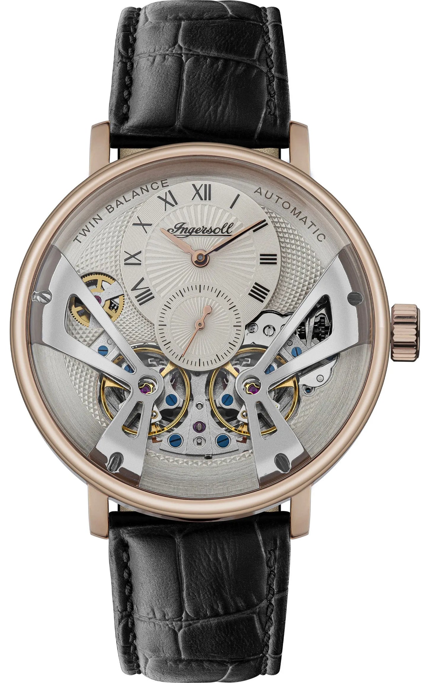 Ingersoll I13101 Tennessee Automatic Black Leather Strap