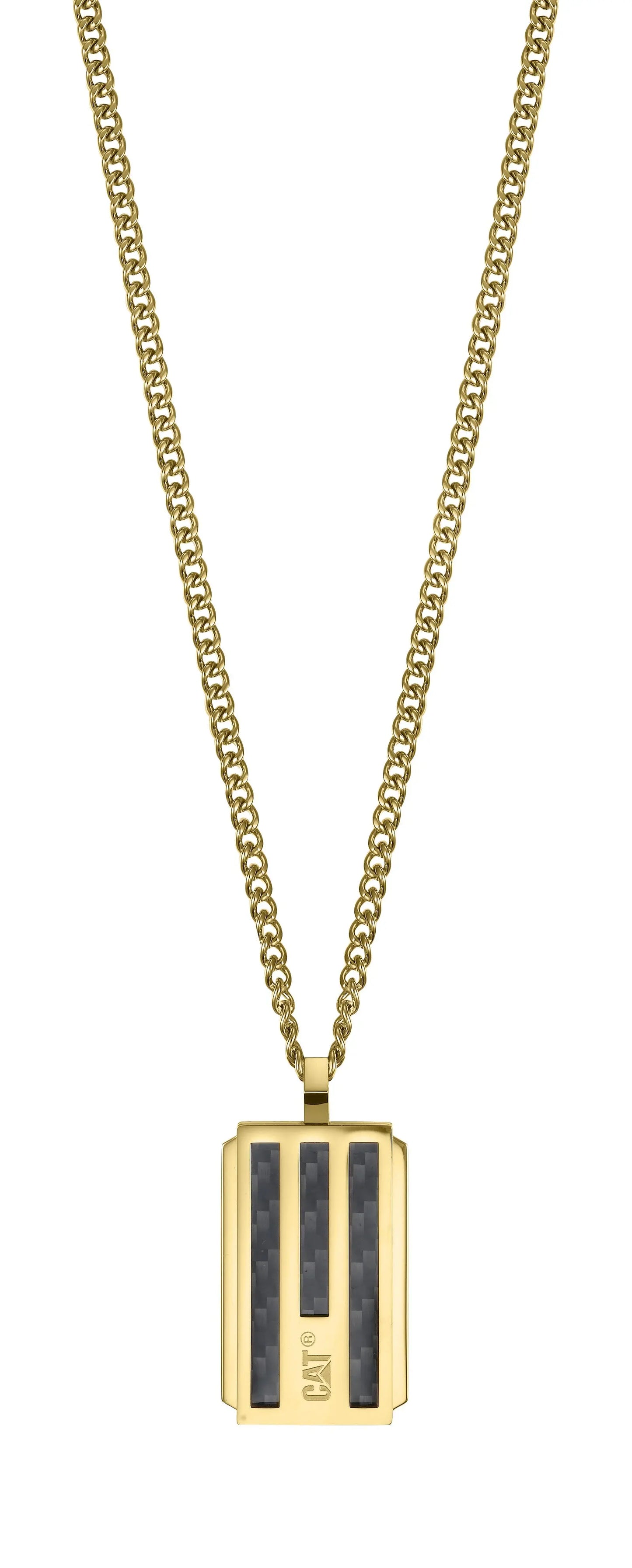 Cerruti CIAGN2216803 Tuberutti Men's Steel Tiger Eye Necklace