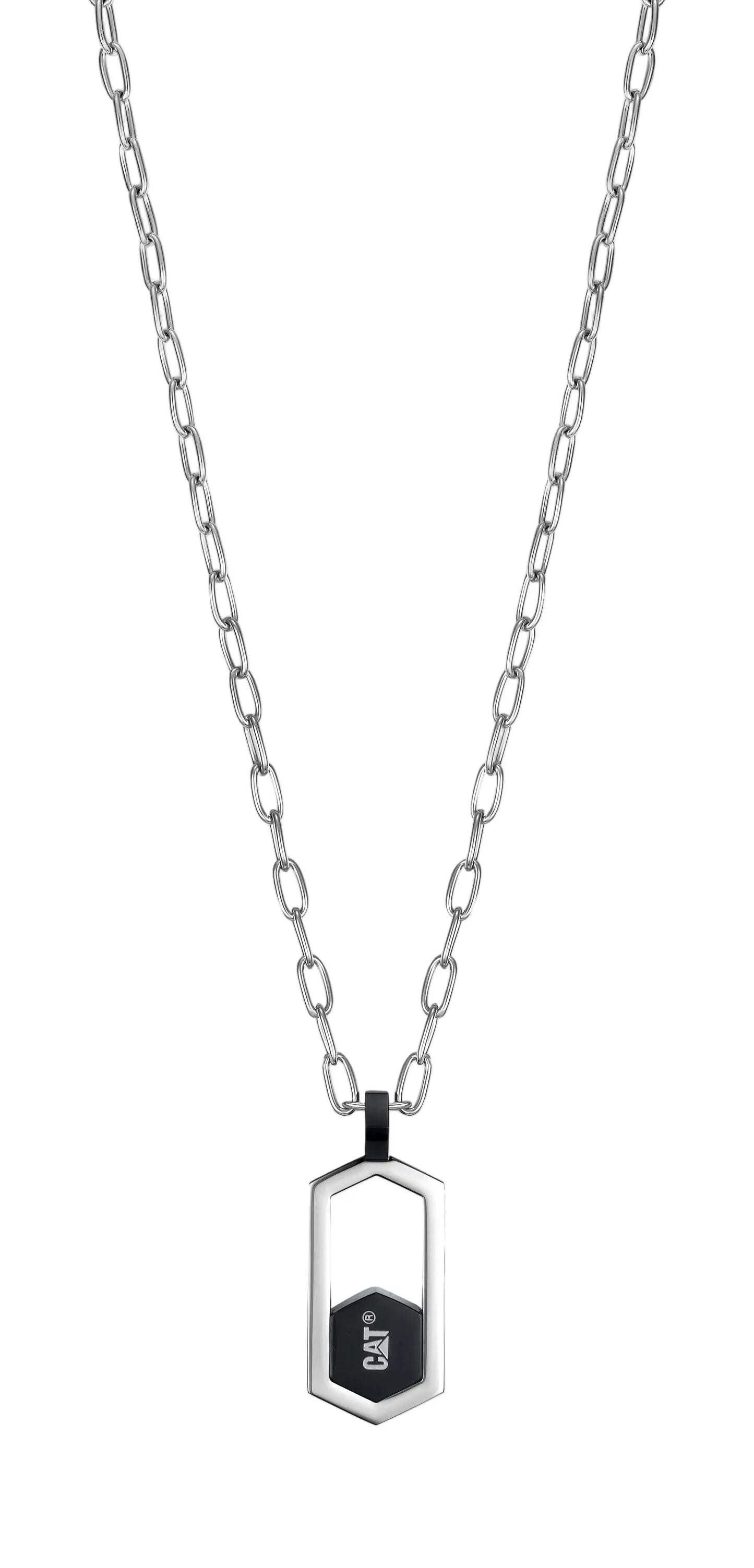 Cerruti CIAGN2216803 Tuberutti Men's Steel Tiger Eye Necklace