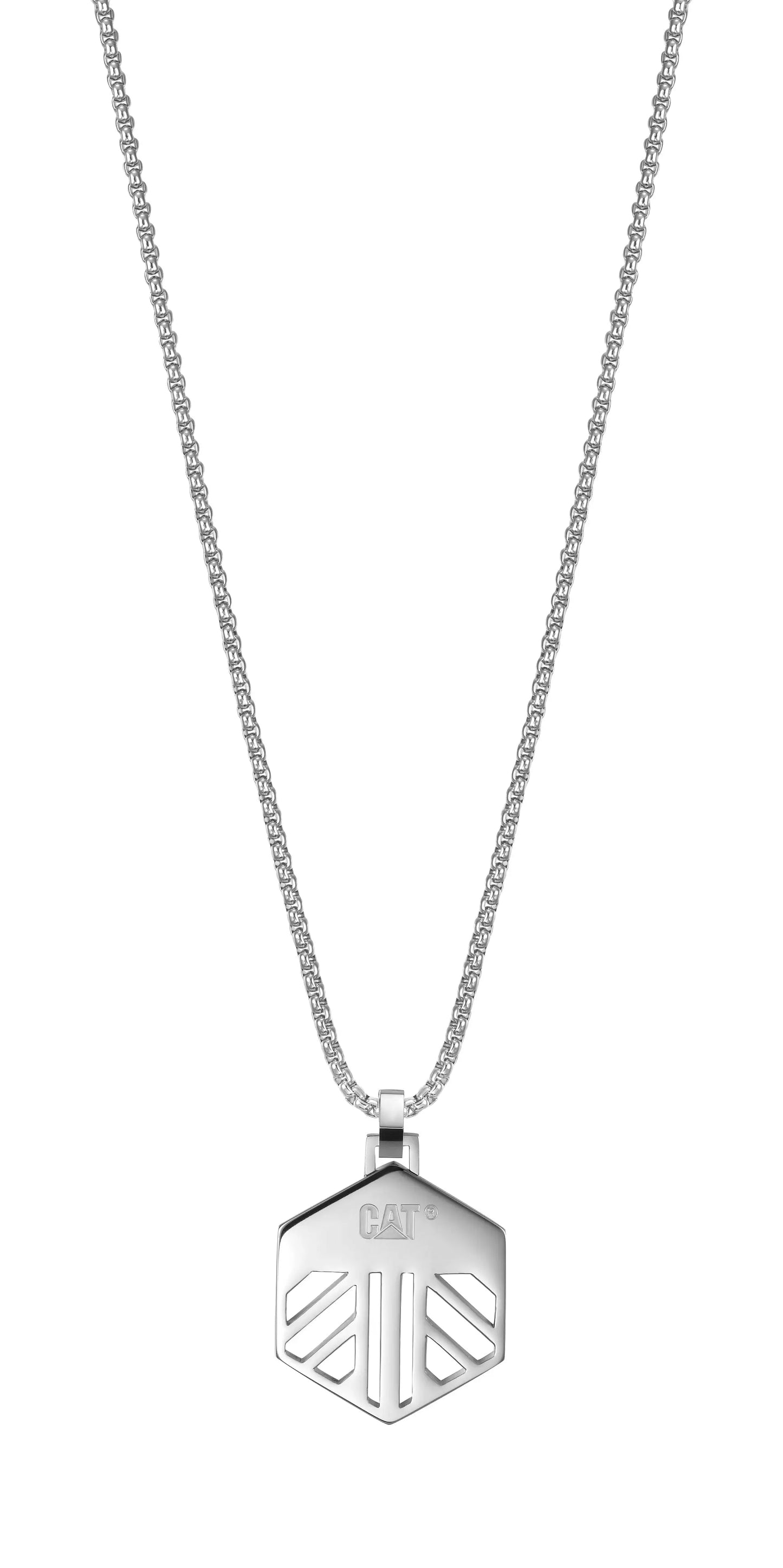 Cerruti CIAGN2216803 Tuberutti Men's Steel Tiger Eye Necklace