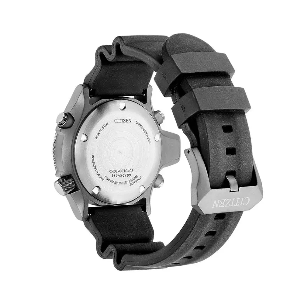 Citizen JP2007-17W Promaster Aqualand Divers Black Rubber Strap