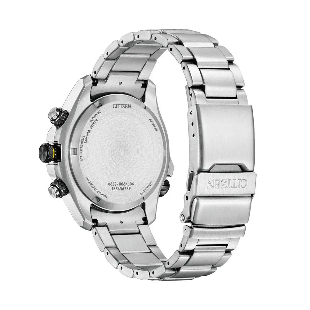 Citizen JV1006-51L Promaster Land Eco Drive Chronograph Stainless Steel Bracelet