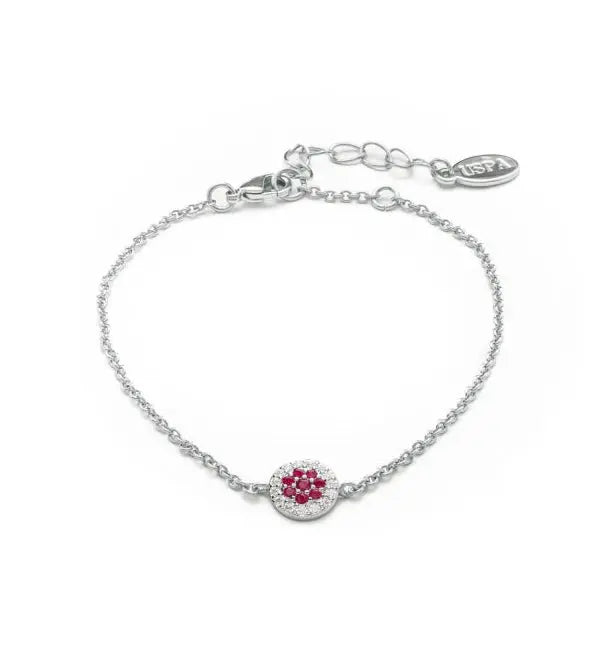 U.S. POLO JW3171BR Βραχιόλι Ματάκι Από Ορείχαλκο με Ζιργκόν