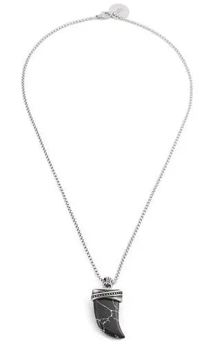 US POLO JW6026NK Men's Stainless Steel Pendant