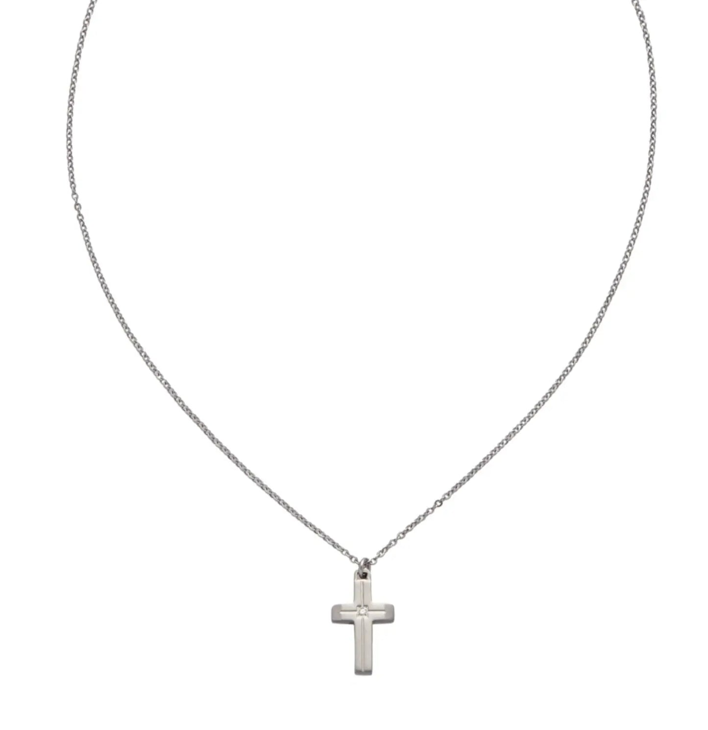 US POLO JW6002NK Stainless Steel Cross