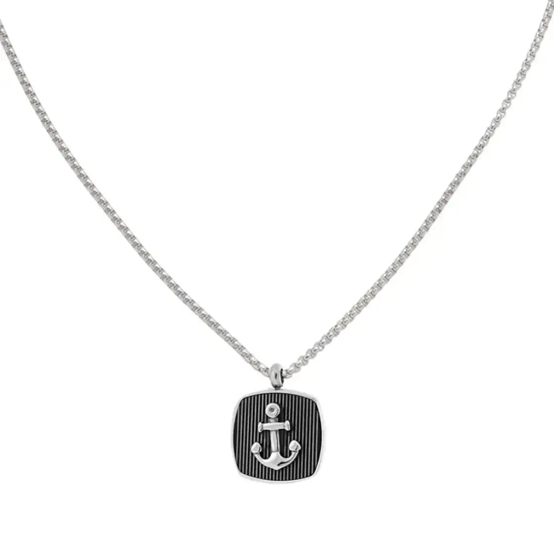 U.S. POLO JW6062NK Ανδρικό Κολιέ Από Ανοξείδωτο Ατσάλι με Άγκυρα