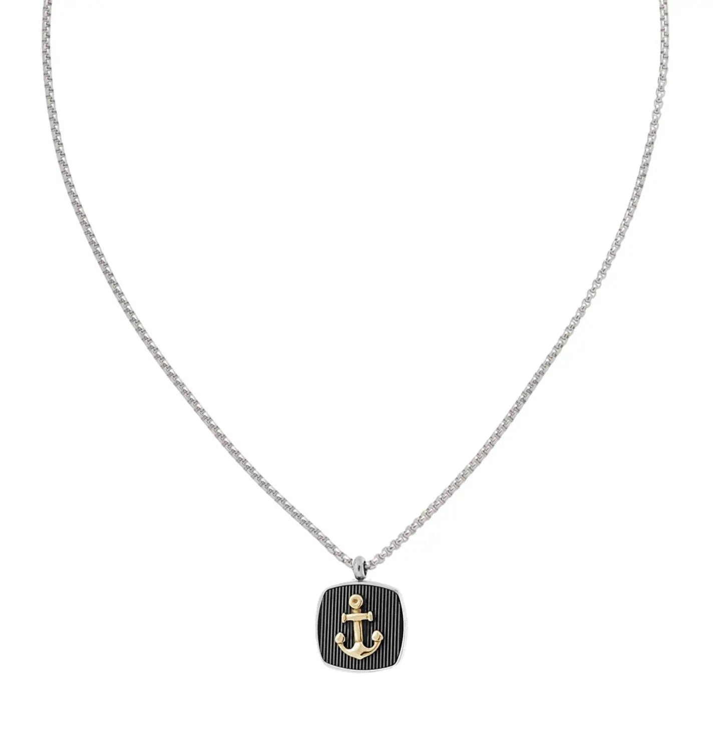 U.S. POLO JW6063NK Κολιέ με Άγκυρα Από Ανοξείδωτο Ατσάλι