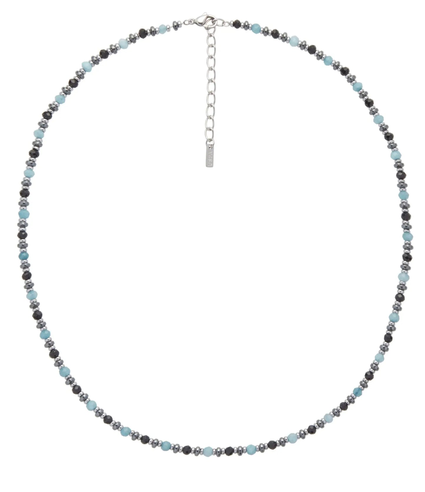 U.S. POLO JW6065NK Ανδρικό Κολιέ με Χάντρες Από Ανοξείδωτο Ατσάλι
