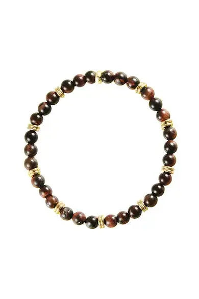 US POLO JW9210BR Men's Steel and Leather Bracelet