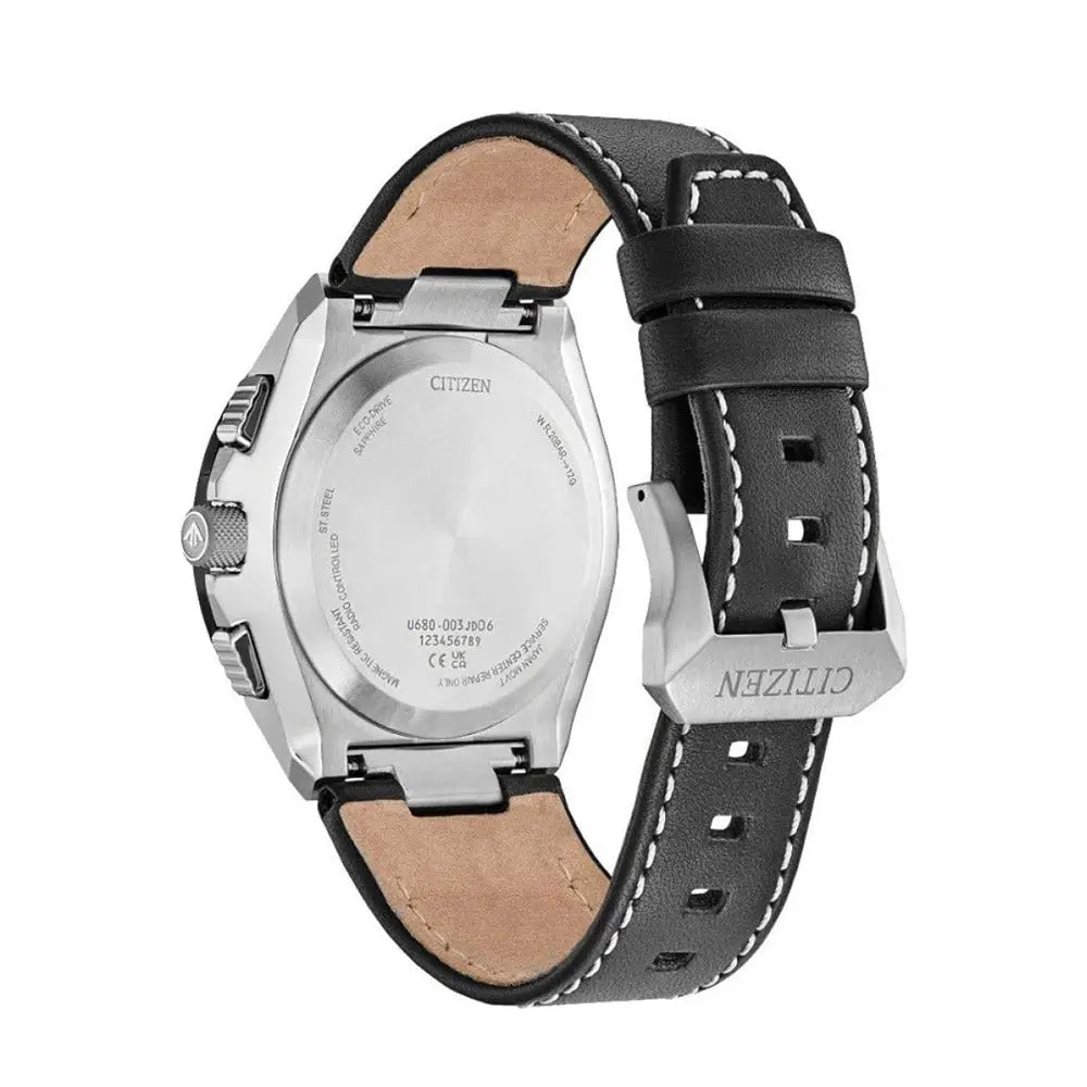 Citizen JY8149-05E Promaster Sky Eco-Drive RadioControlled Black Leather Strap