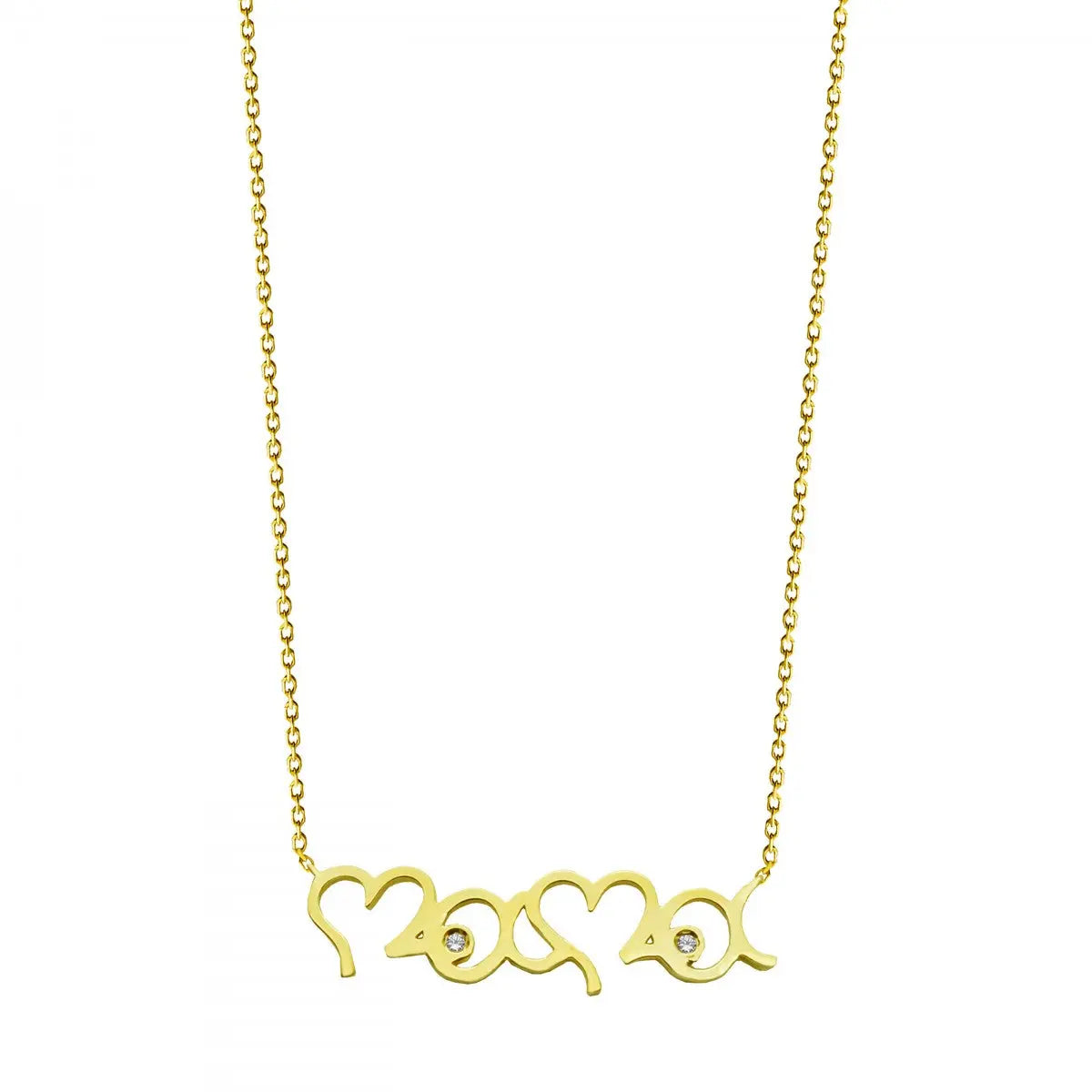 Κολιέ K323G Μαμά Από Χρυσό 9ct