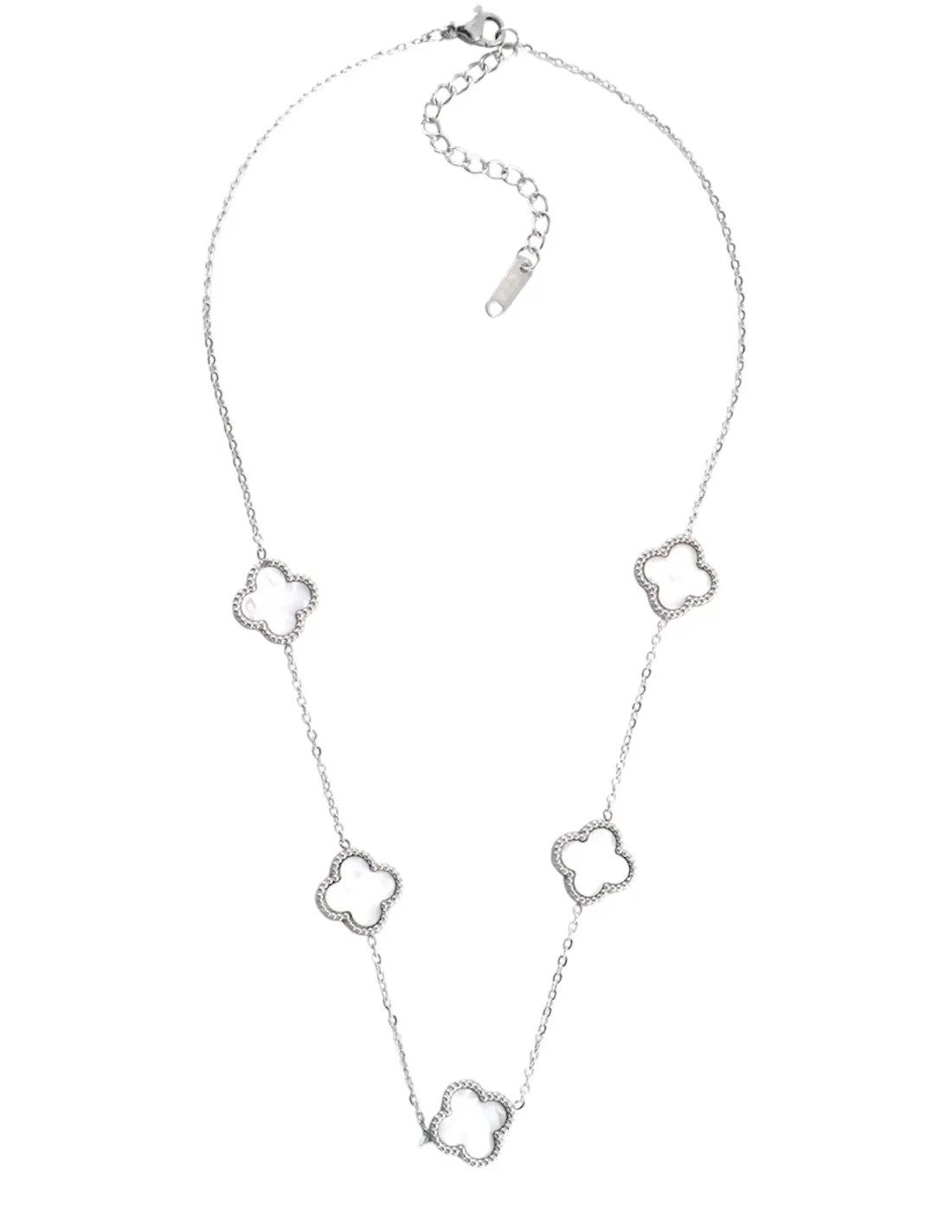 N07139G Gold Plated Steel Necklace with Green Zircon