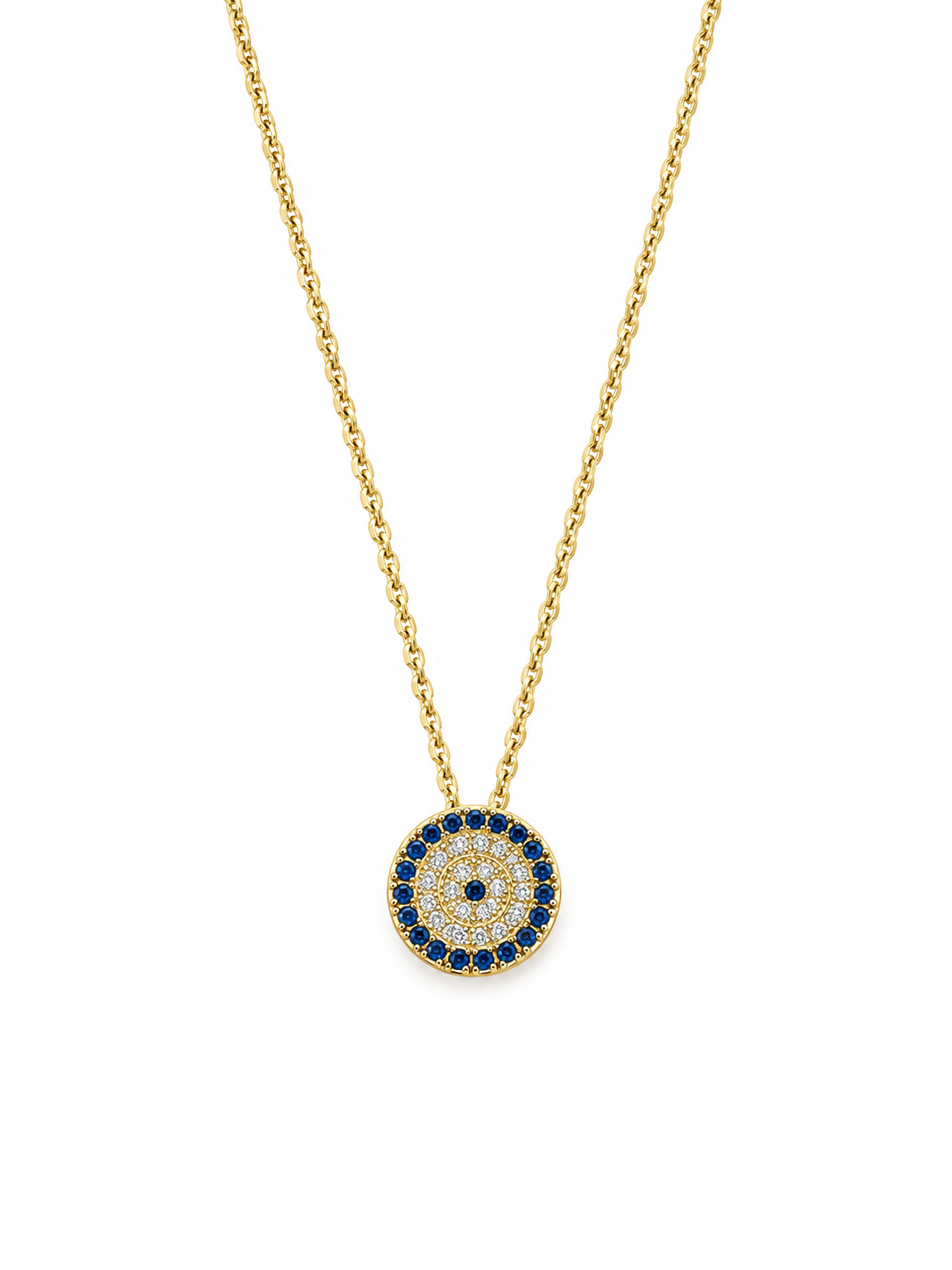 GM220W Zircon Heart Necklace In Platinum Plated Silver