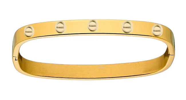 BR21810 Steel Handcuff Bracelet