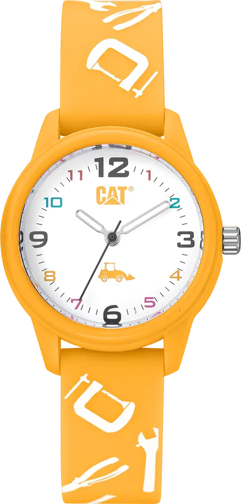 CATERPILLAR KE14027212 Kids Yellow Silicone Strap
