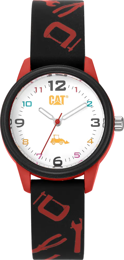 CATERPILLAR KE14028212 Kids Black Silicone Strap