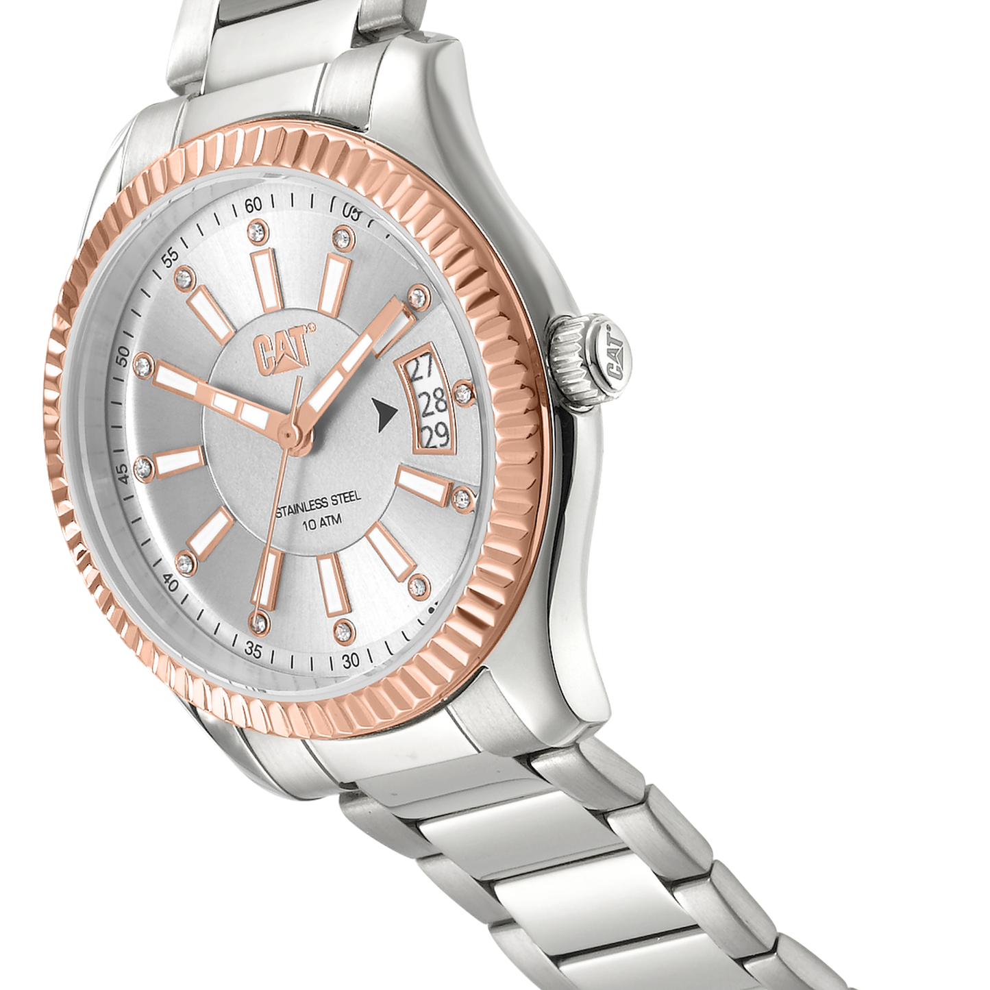 CATERPILLAR L734111229 Ray Lady Silver Stainless Steel Bracelet