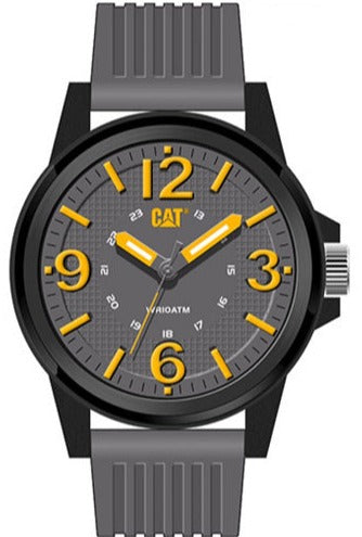 Caterpillar LF11125537 Groovy Grey Rubber Strap Caterpillar