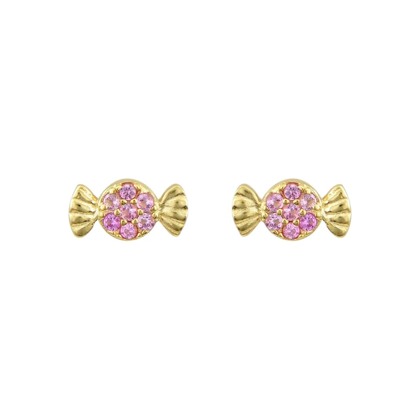 Earrings SC271-1 Crosses in Platinum Plated Silver