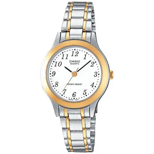 CASIO LTP-1263PG-7BEG Two Tone Stainless Steel Bracelet