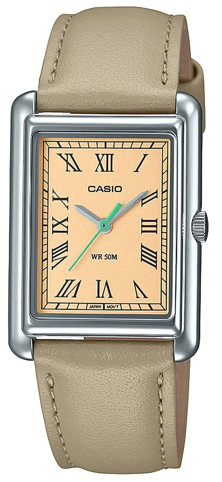 CASIO LTP-B165L-5BVEF Lady's Beige Leather Strap