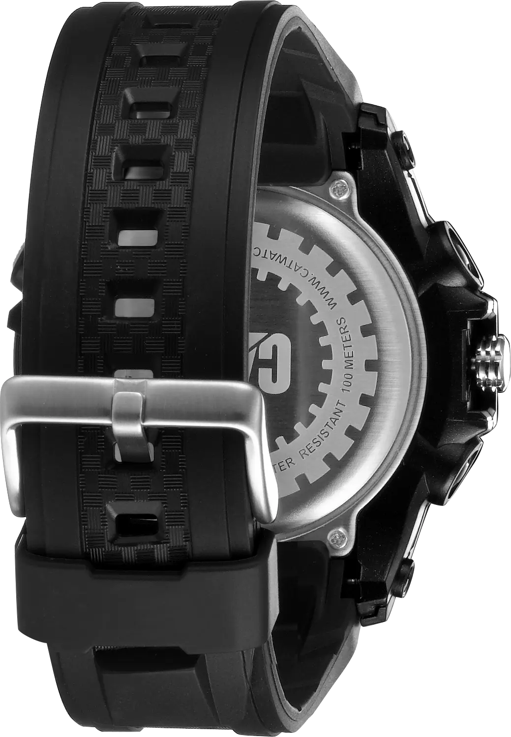 Caterpillar LU16021721 P10 Black Rubber Strap