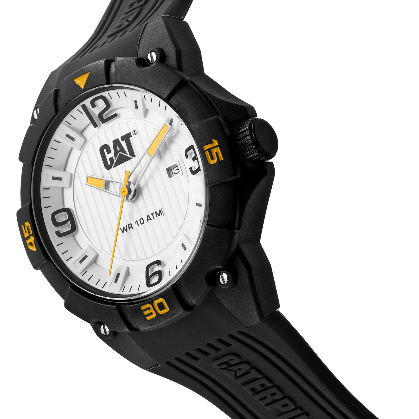 CATERPILLAR LW16121231 Drift Black Silicon Strap