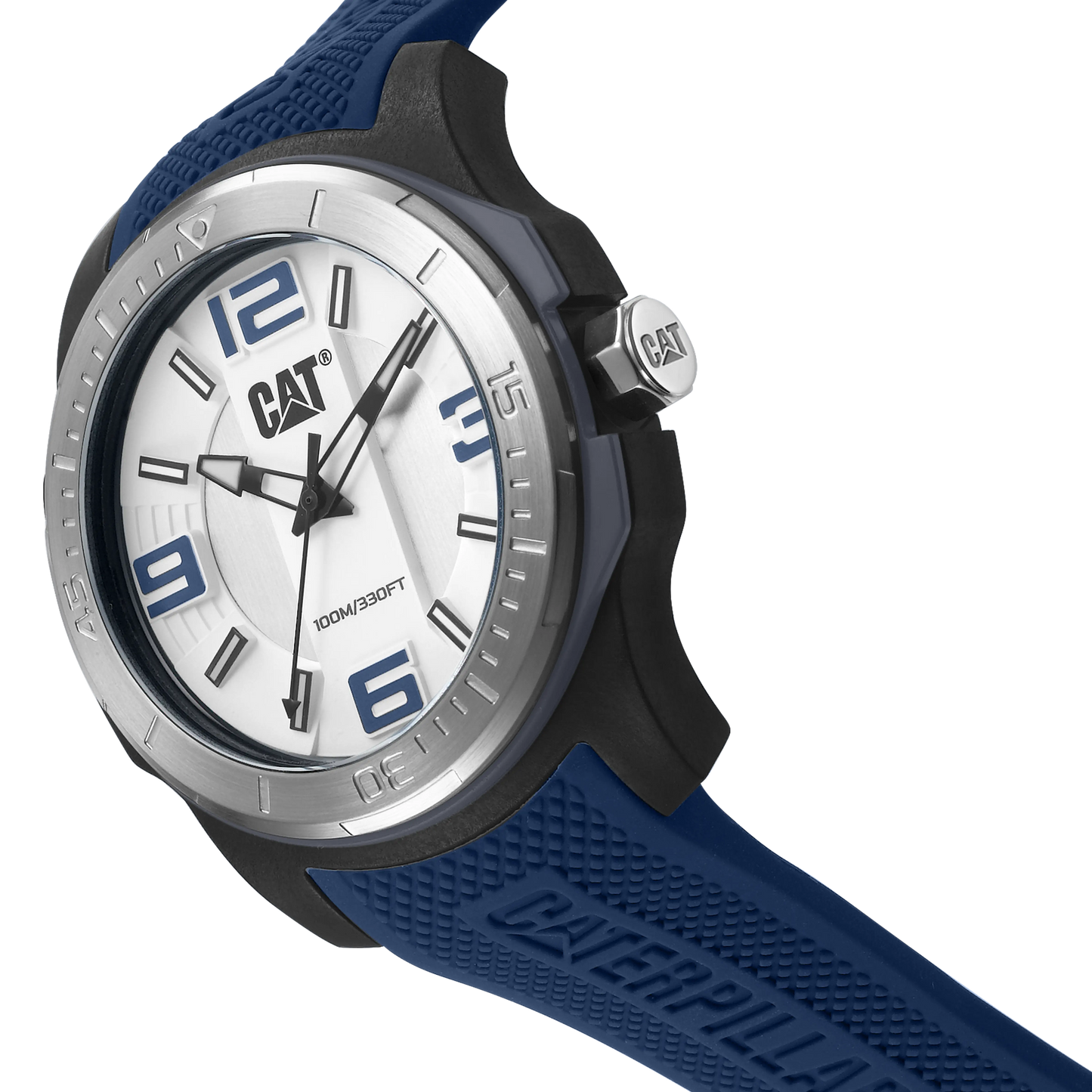 CATERPILLAR LX16126236 Gridlock Blue Silicon Strap