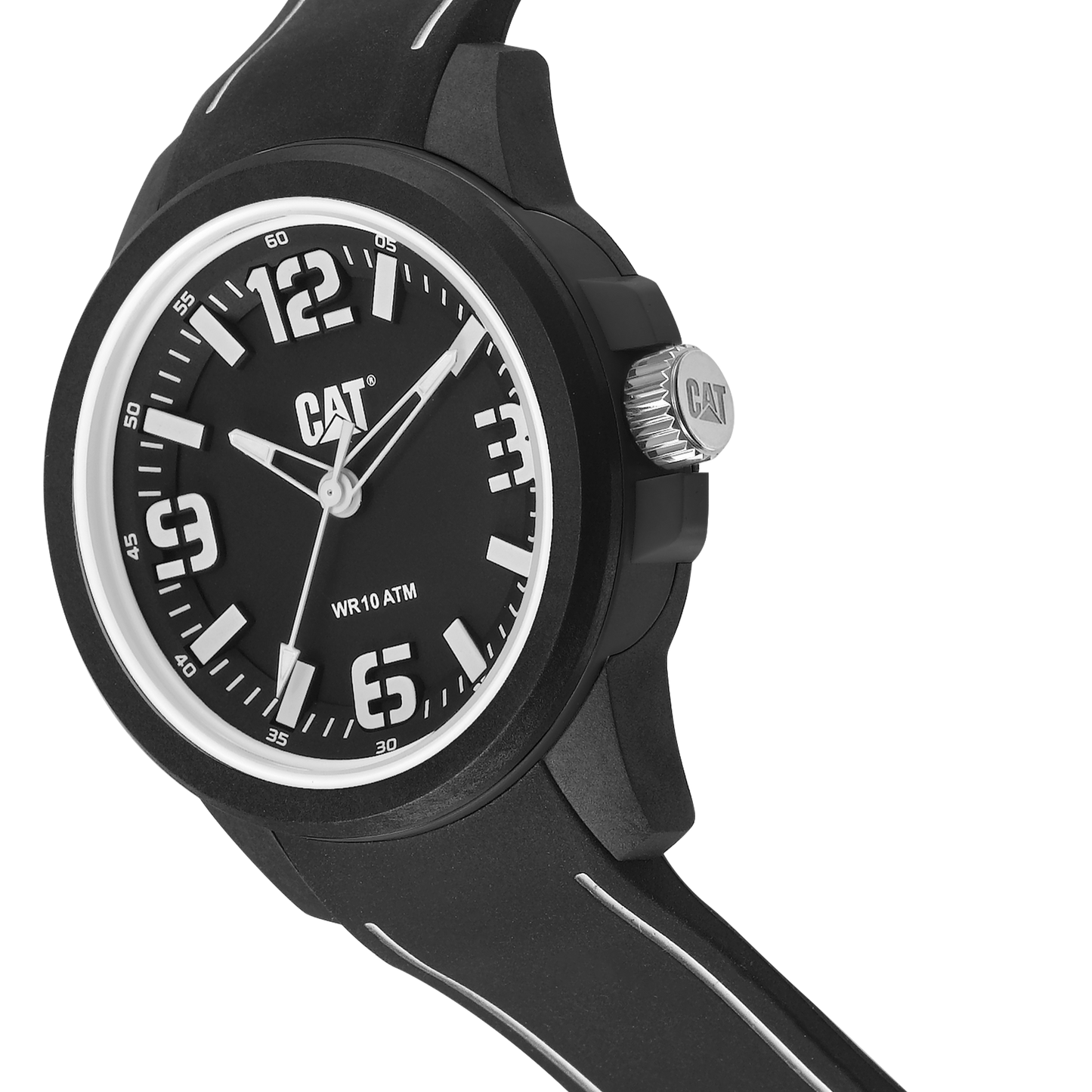 CATERPILLAR LZ11021122 Linevolt Black Silicon Strap