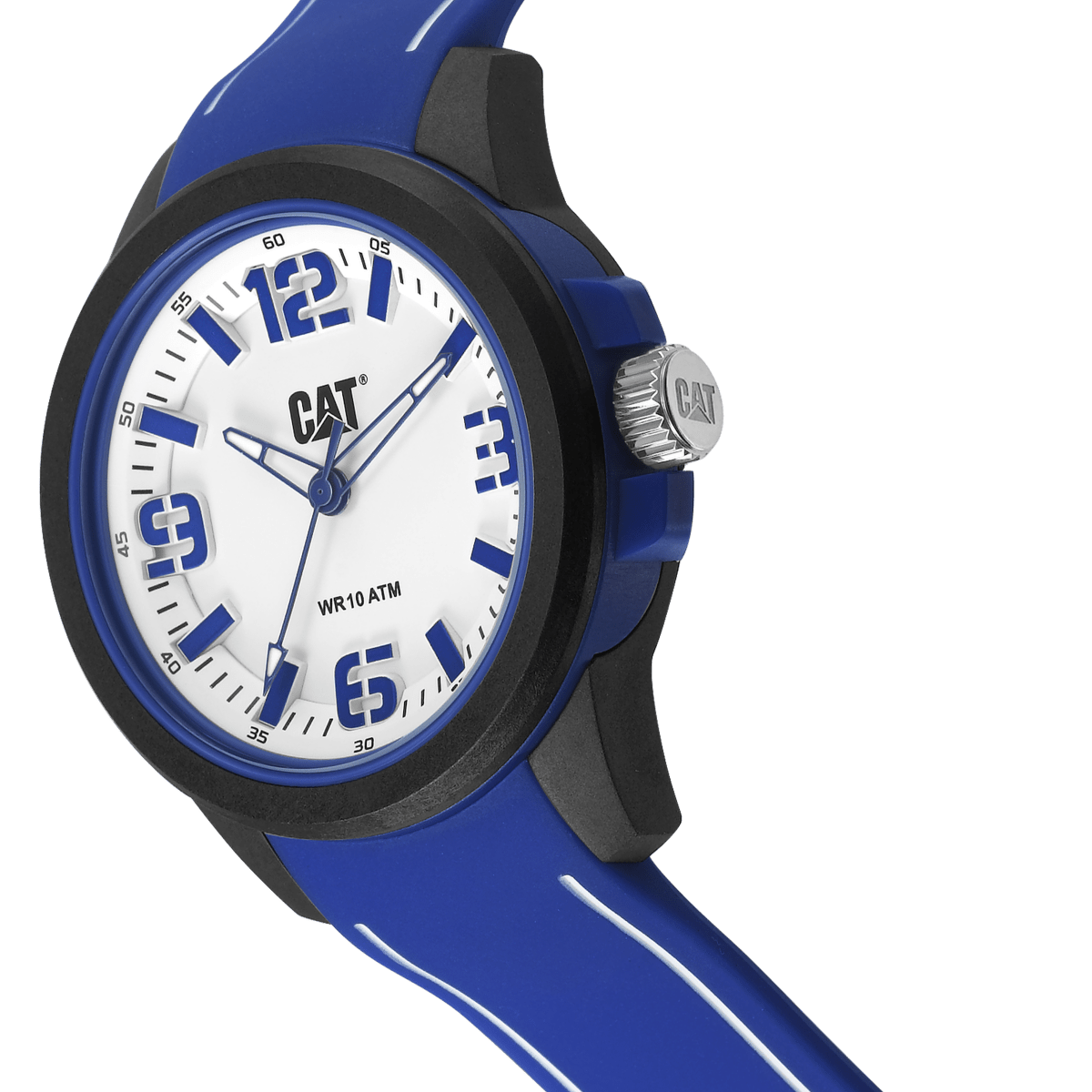 CATERPILLAR LZ11026226 Linevolt Blue Silicon Strap - Κοσμηματοπωλείο Goldy