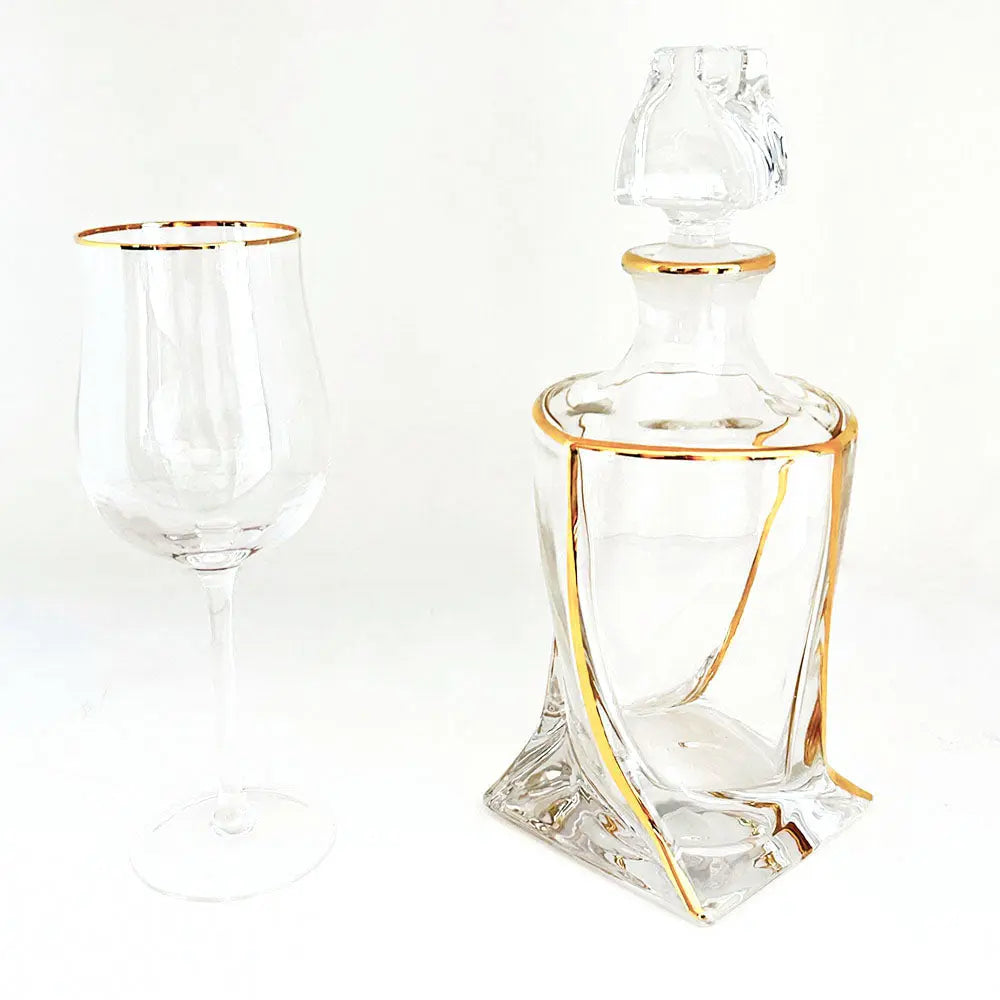 Wedding Set M-0120 Glass Pitcher with Glass