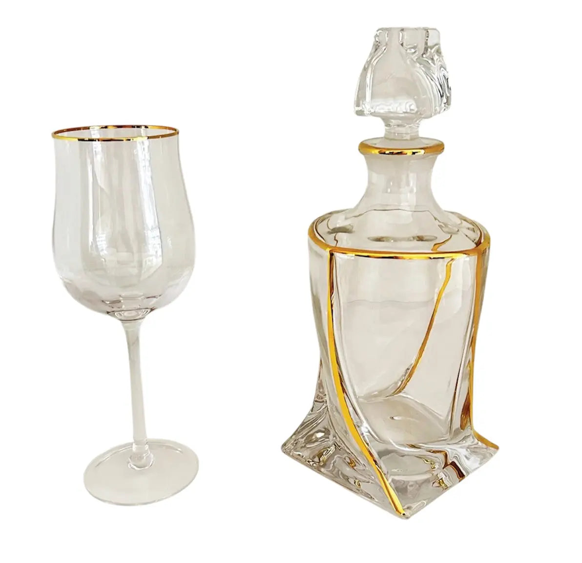 Wedding Set M-0120 Glass Pitcher with Glass