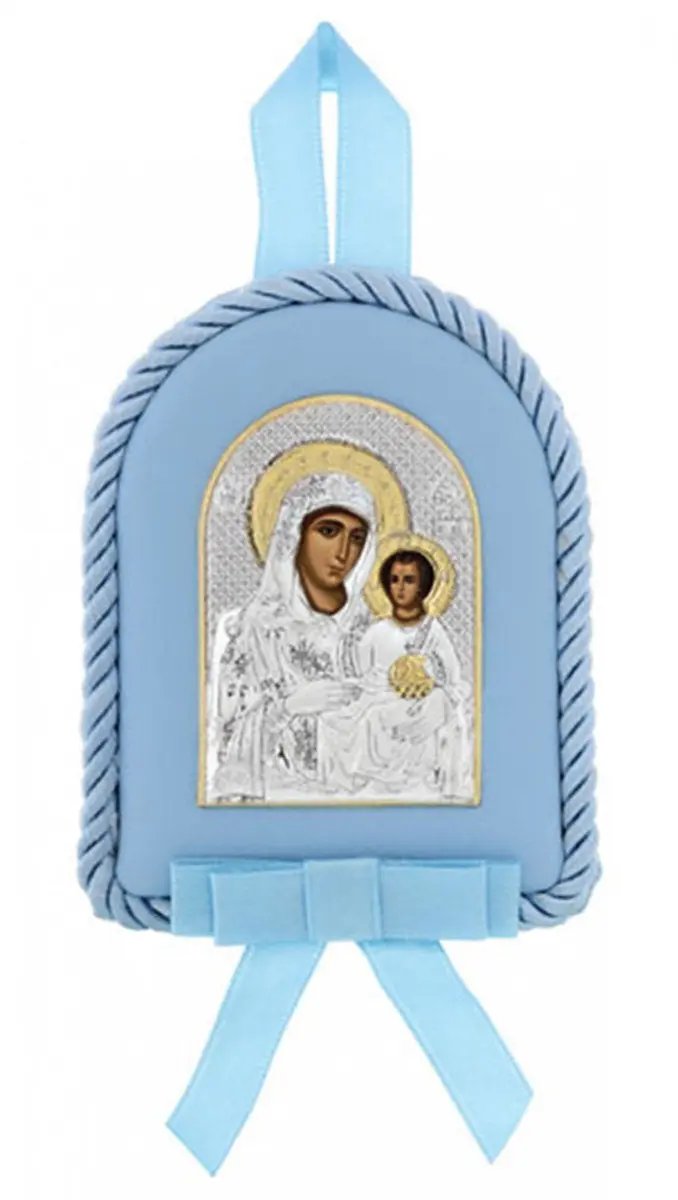 Φυλαχτό Κούνιας MA/D1102O-C για Νεογέννητο Αγοράκι από Ασήμι Goldy