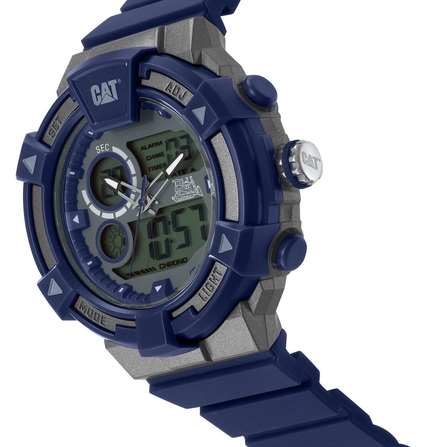 CATERPILLAR MI15526536 Dualmode Blue Silicon Strap