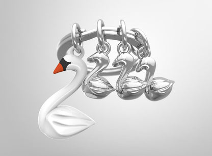 Metalmorphose MTM112-01 Swan Family Μπρελόκ από Αλόη