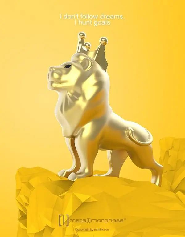 Metalmorphose MTM275-01 Lion & Crown Μπρελόκ από Αλόη