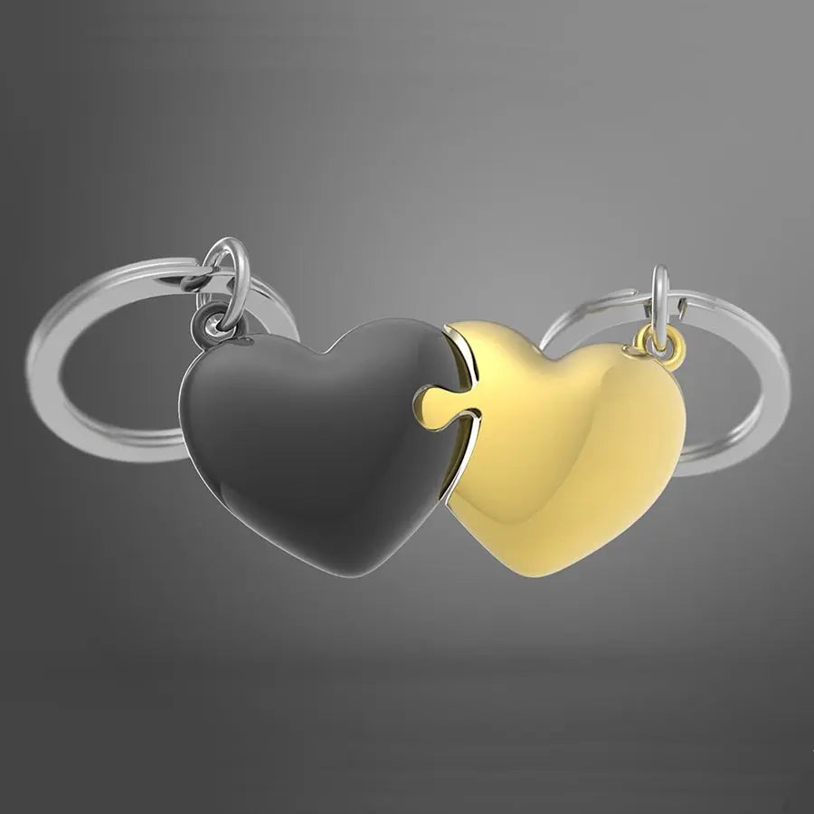 Metalmorphose MTM306-01 Heart Puzzle Μπρελόκ από Αλόη Metalmorphose