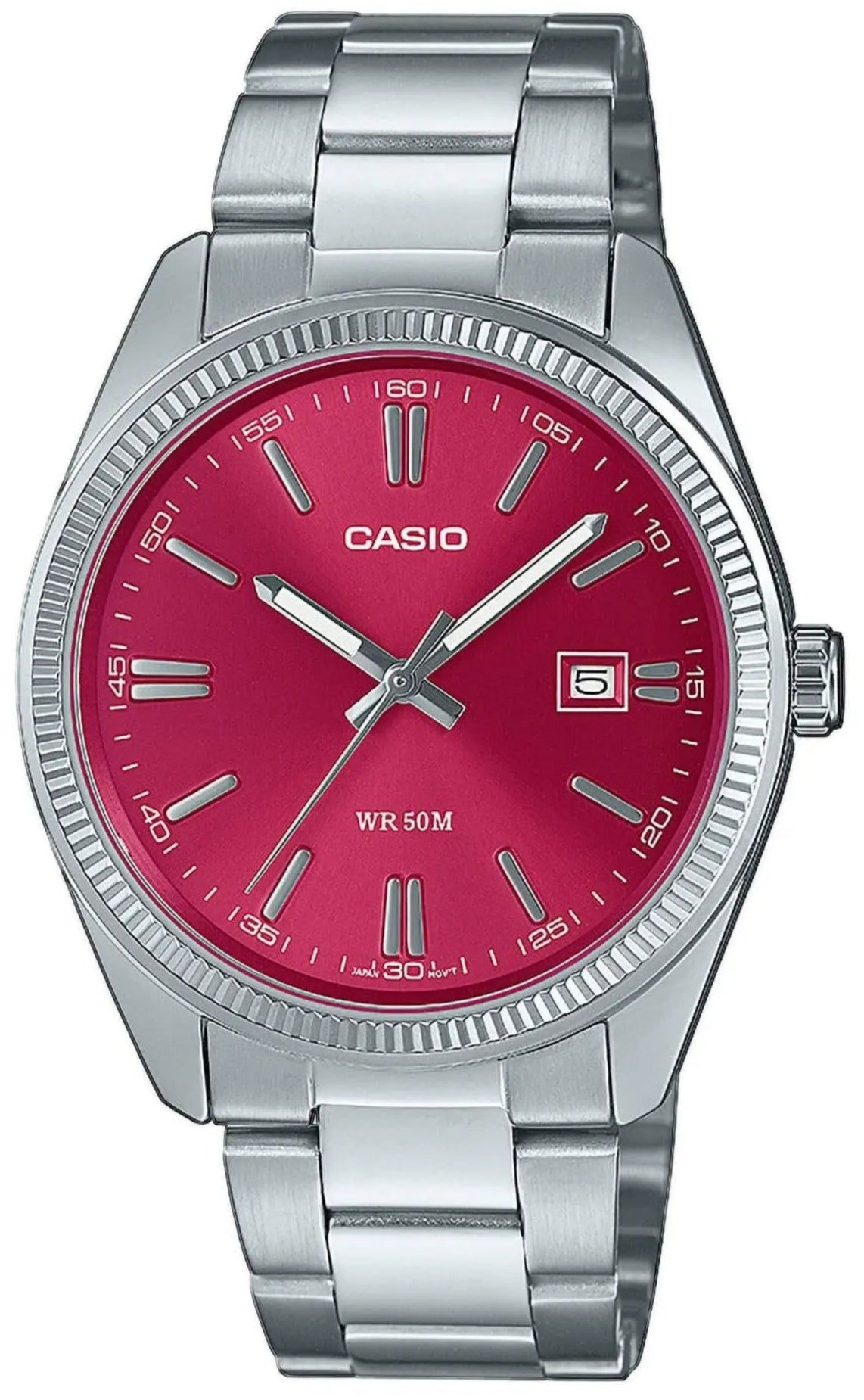 CASIO MTP-1302PD-4AVEF Silver Stainless Steel Bracelet
